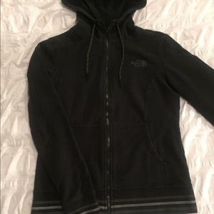 North face full zip hoodie. Small